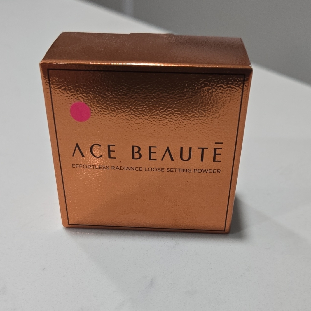Ace Beaute Effortless Radiance Loose Setting Powder - Orange Packaging